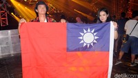 Partygoers dari Taiwan. Pool/Ismail/detikFoto.