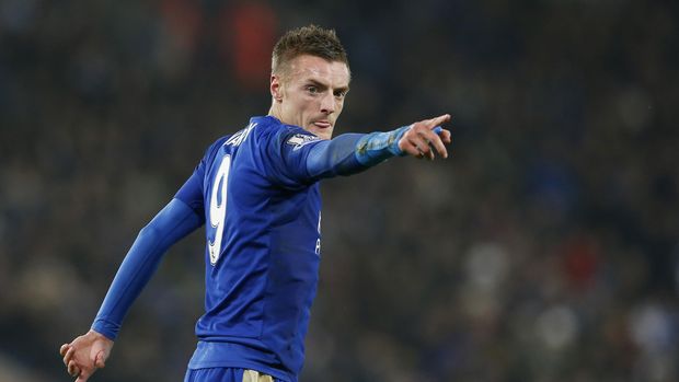 Jamie Vardy mengalahkan Sergio Aguero dalam perburuan top skor Liga Inggris. (