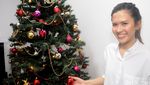 Michelle Joan Antusias Sambut Natal