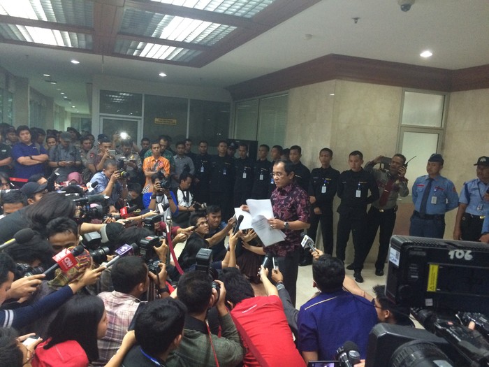 Suasana Panas Menjelang MKD Putuskan Nasib Novanto