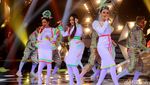 Zaskia Gotik, Ayu Ting Ting dan Cita Citata Glow in the Dark di HUT Transmedia