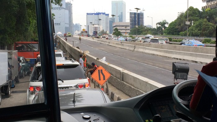 JLNT Kuningan dari Arah Pancoran Hampir Rampung, Begini Penampakannya