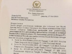 Laporan Kasus Katebelece Setya Novanto Ditolak MKD