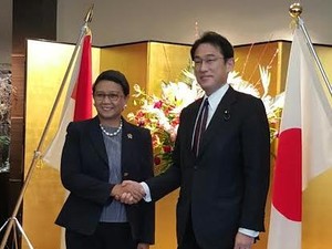 Menlu Retno Temui Menlu Jepang di Tokyo