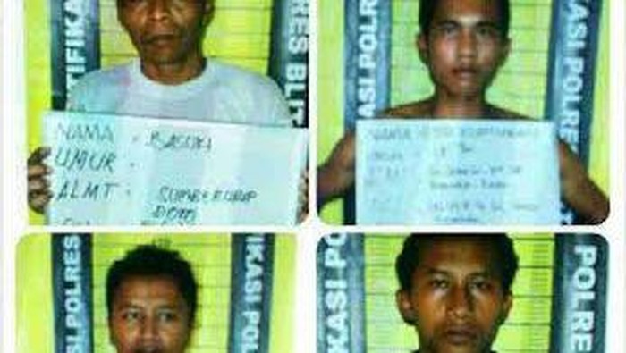 Empat Tahanan Mapolres Blitar Kabur