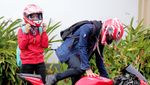 Brum! Asyiknya Natasha Wilona Dibonceng Stefan William Naik Moge