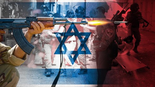 Ilustrasi penembakan tentara Israel