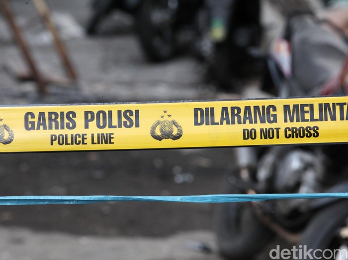 Ilustrasi garis polisi dilarang melintas