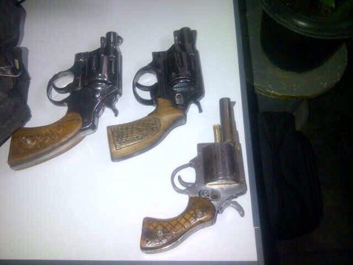 3 Pistol ini Didapat Petugas dari Bunker yang Disimpan Napi di LP Kerobokan