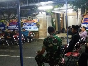 Ratusan Warga Ikuti Tahlilan di Rumah Duka Kapten Dwi Cahyadi