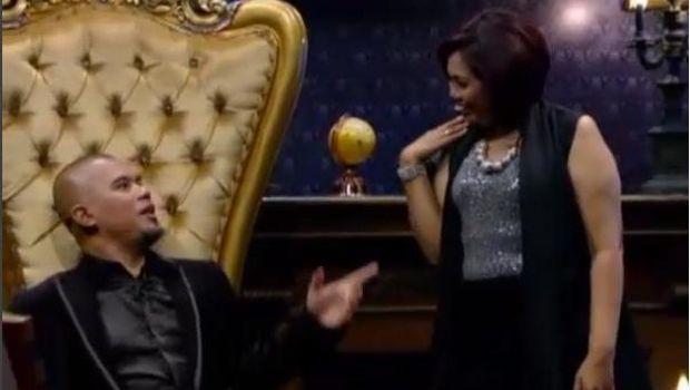 Ely Sugigi tampil di acara talkshow Ahmad Dhani