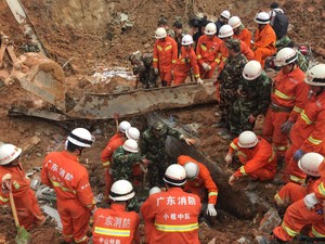 Satu Korban Selamat Longsor China Akhirnya Tewas