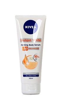 nivea instant white firming body serum spf50