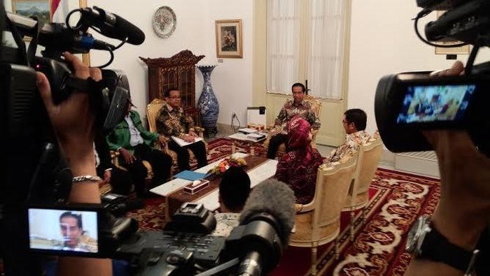 Hamdan Zoelva Temui Presiden Jokowi di Istana