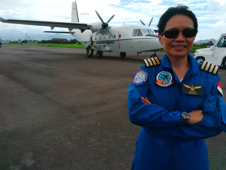 Esther Gayatri, Srikandi Indonesia Satu-satunya Pilot 