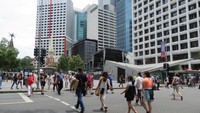 Queen Street Mall memanjang sepanjang jalan Queen Street dari perempatan George Street, Albert Street dan Edward Street (Fitraya/detikTravel)