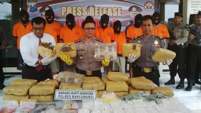 Pengiriman 31 Kg Ganja ke Bali Berhasil Digagalkan