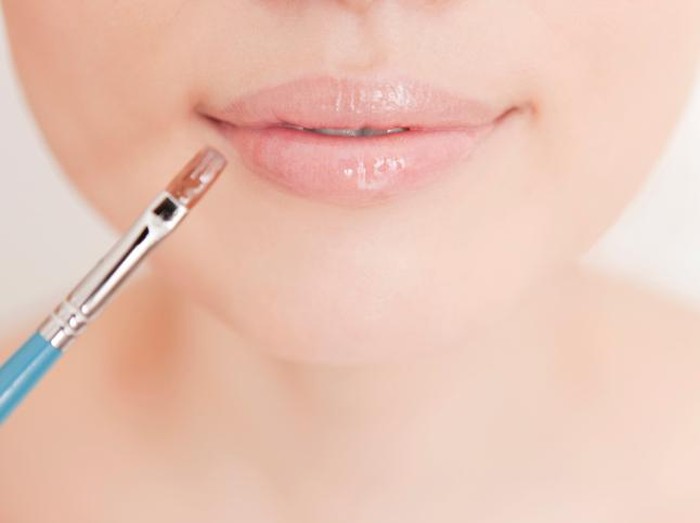 Bibir Ilustrasi bibir pucat
