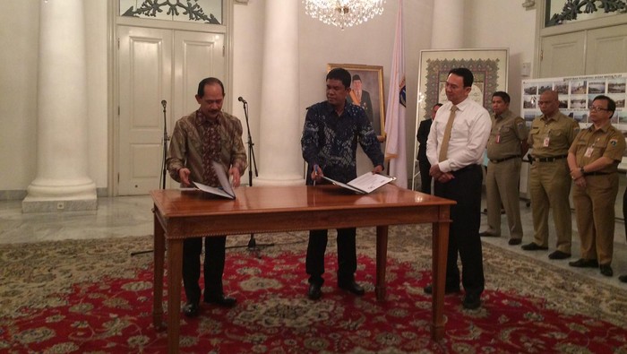 Ahok Sambut Baik Penggabungan PT PAM Jaya dan PD PAL Jaya