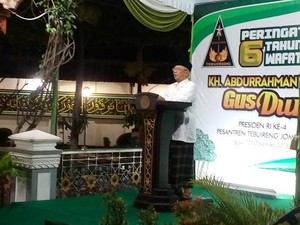 Di Haul Gus Dur, Gus Solah Sindir JK Soal Pembangunan Museum Hasyim Asyari
