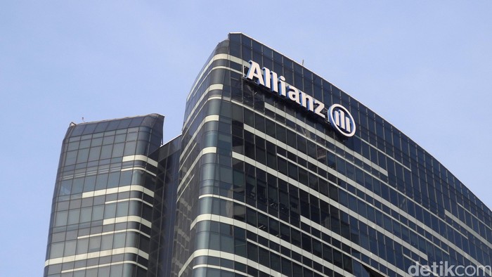 Logo Allianz di gedung Allianz, Jl rasuna Said Jakarta