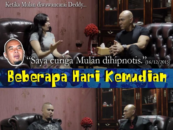 Jadi Tempat Curhat Mulan-Dhani, Deddy Corbuzier Ogah Dianggap Juru Damai