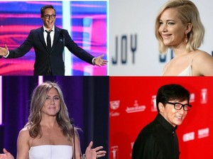 10 Bintang Hollywood Berpendapatan Tinggi 2015