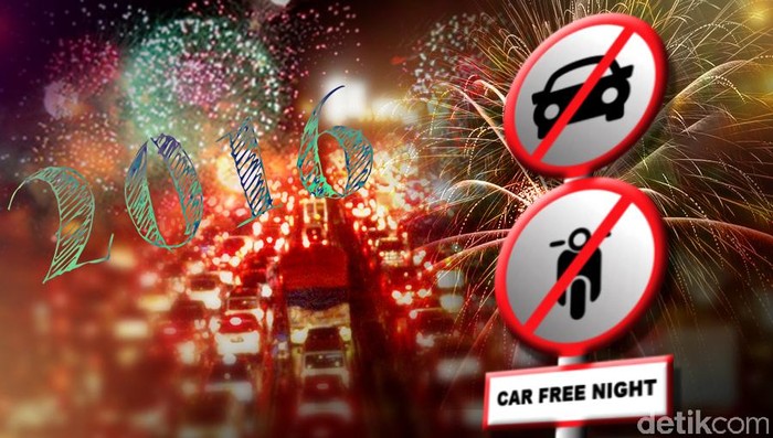 car free night malam tahun baru 2016