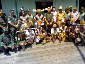 Saat Panglima TNI Pulang Kampung ke Yonif 731 Kabaresi Ambon