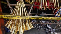 Pedagang langsung dimintai keterangan di Mapolsek.