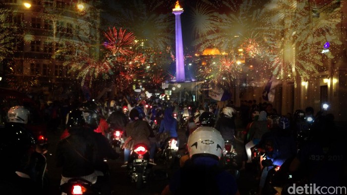 Ilustrasi Macet Malam Tahun Baru 2016