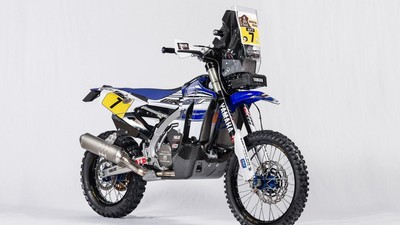 Tampilan Motor Trail Yamaha WR450F untuk Reli Dakar