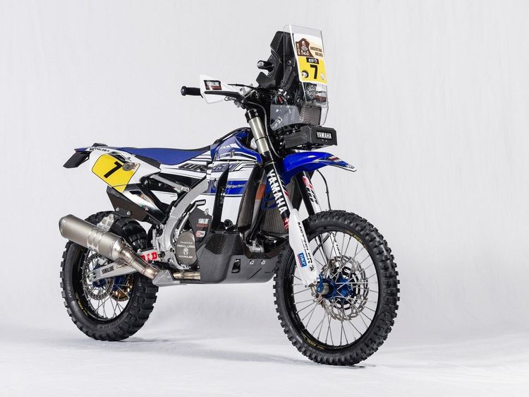 Tampilan Motor Trail Yamaha WR450F untuk Reli Dakar