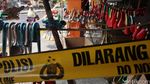 Lokasi Pedagang Terompet Bersampul Alquran Digaris Polisi