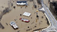 Banjir ini disebut sebagai yang terparah sejak banjir besar yang melanda Missouri pada tahun 1993 silam. Kate Munsch/Reuters/detikFoto.