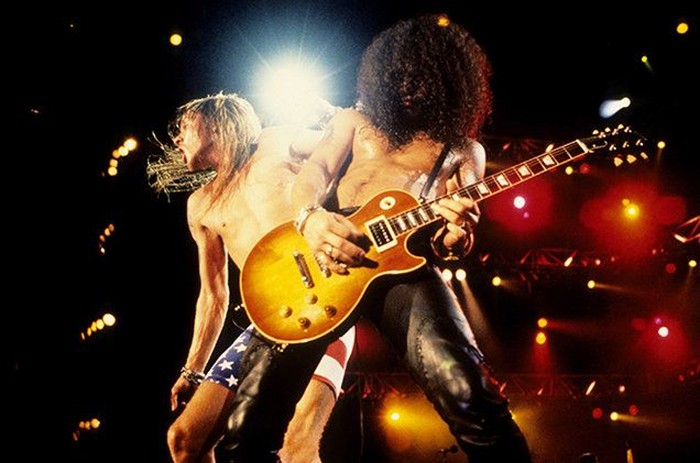 Axl dan Slash dari Guns N Roses