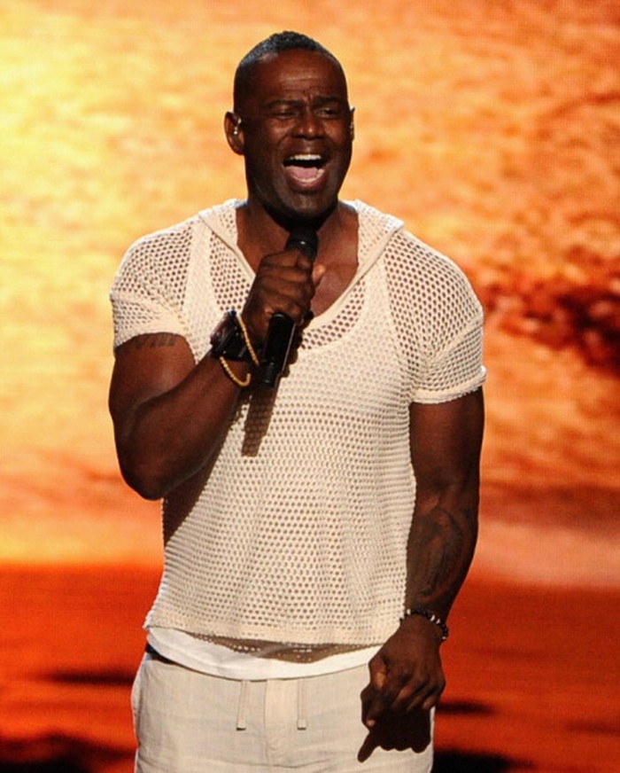 LOS ANGELES, CA - JULY 16:  Singer Brian McKnight performs onstage during the 2014 ESPYS at Nokia Theatre L.A. Live on July 16, 2014 in Los Angeles, California.  (Photo by Kevin Winter/Getty Images)