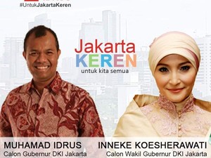 Siapa Sih Idrus yang Gandeng Inneke Buat Lawan Ahok di Pilgub DKI?