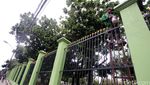 Pembangunan Pagar Besi di DPR Hampir Rampung