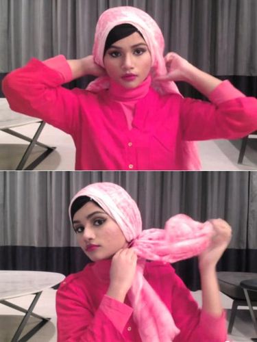 Tutorial Hijab Terinspirasi Dari Gaya Wanita 1960 An