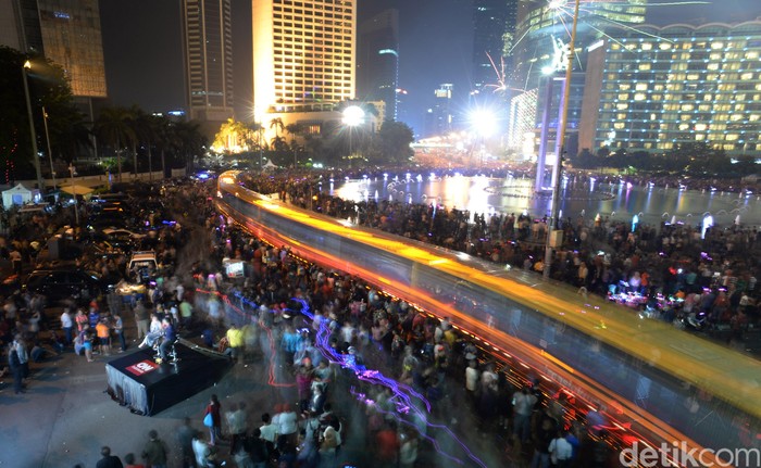 Sudirman-Thamrin Diberlakukan Car Free Night pada Malam Tahun Baru