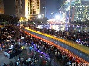 Sudirman-Thamrin Diberlakukan Car Free Night pada Malam Tahun Baru