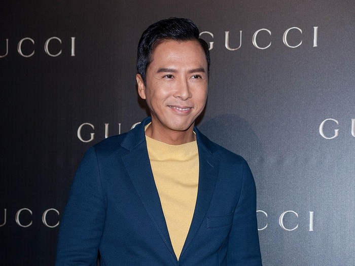 HONG KONG - NOVEMBER 20:  Donnie Yen arrives Gucci Celebrates Flora Knight Collection in Hong Kong with special guests James Franco and Artist Kris Knight event at California Tower in Central district on November 20, 2014 in Hong Kong.  (Photo by Anthony Kwan/Getty Images)