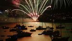 Pesta Kembang Api Sambut Tahun 2016 di Australia
