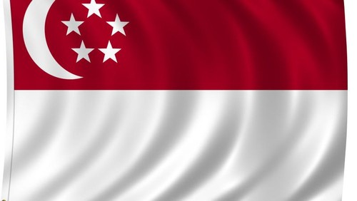 bendera Singapura