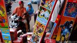 Penjual Kembang Api Sambut Tahun Baru