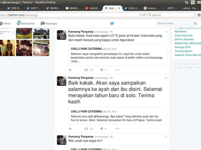 Obrolan Akrab 2 Putra Jokowi di Twitter yang Ramai Jadi Perbincangan
