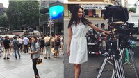 Siapa yang tak jatuh cinta dengan gaya tomboy Michelle Ziudith? Tapi ternyata pemilik tinggi badan 157 cm itu juga suka bergaya feminin. (Instagram/michelleziu)