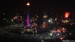 Pesta Kembang Api di Monas