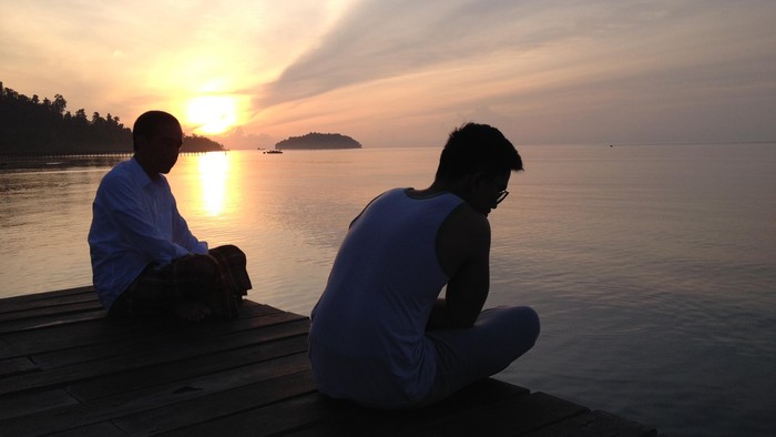 Usai Nikmati Sunrise, Jokowi dan Keluarga ke Teluk Pianemo Raja Ampat